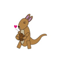 Kangaroo Family: Kangy & Mini'roo sticker #12365466