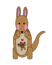 Kangaroo Family: Kangy & Mini'roo sticker #12365468