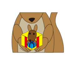 Kangaroo Family: Kangy & Mini'roo sticker #12365472