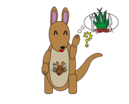 Kangaroo Family: Kangy & Mini'roo sticker #12365474