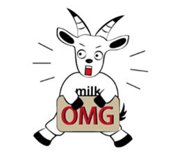 Milk-Super practical language sticker #12365641