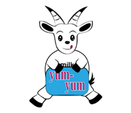 Milk-Super practical language sticker #12365654