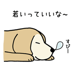 GOLDEN DOG 3(Old dog version) sticker #12365903