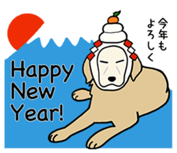 GOLDEN DOG 3(Old dog version) sticker #12365941