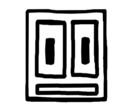 Face (There is no letter)9 sticker #12366062