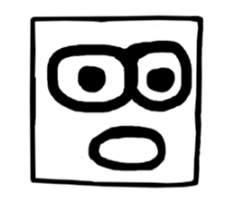 Face (There is no letter)9 sticker #12366064