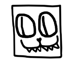 Face (There is no letter)9 sticker #12366075