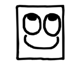 Face (There is no letter)9 sticker #12366080