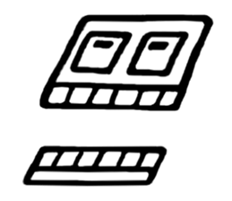 Face (There is no letter)9 sticker #12366082