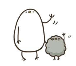 toritorisann and mojyarinn. sticker #12367026