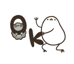 toritorisann and mojyarinn. sticker #12367061