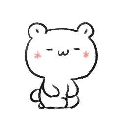 Polar Bear KAOMOJI Sticker