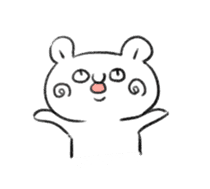 Polar Bear KAOMOJI Sticker sticker #12367269