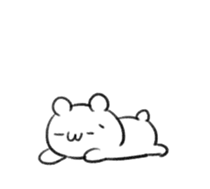 Polar Bear KAOMOJI Sticker sticker #12367282