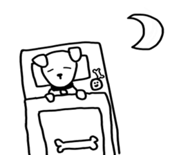 white cat and white dog sticker #12367303