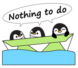 Penguins & Origami (paper folding) sticker #12367509