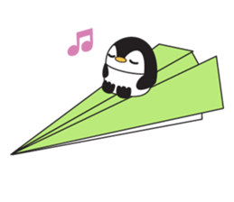 Penguins & Origami (paper folding) sticker #12367514