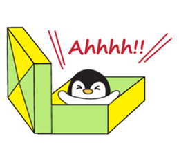 Penguins & Origami (paper folding) sticker #12367522