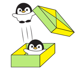 Penguins & Origami (paper folding) sticker #12367524