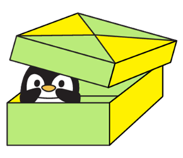 Penguins & Origami (paper folding) sticker #12367525