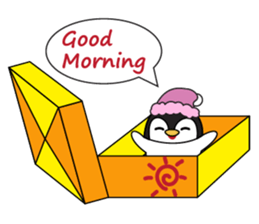 Penguins & Origami (paper folding) sticker #12367528