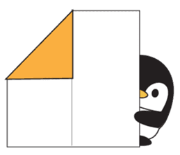 Penguins & Origami (paper folding) sticker #12367540