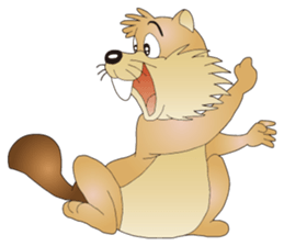 Hustle Beaver sticker #12367663