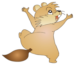 Hustle Beaver sticker #12367666