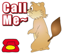 Hustle Beaver sticker #12367681