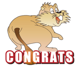 Hustle Beaver sticker #12367682