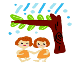 Family of Primitive man sticker #12367874