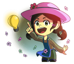Graceful Florist Anne sticker #12368031