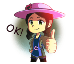 Graceful Florist Anne sticker #12368036