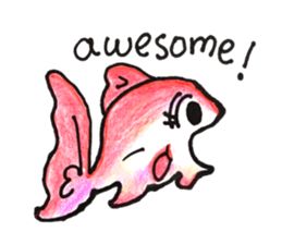 KINGYO Goldfishes sticker #12368144