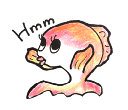 KINGYO Goldfishes sticker #12368146