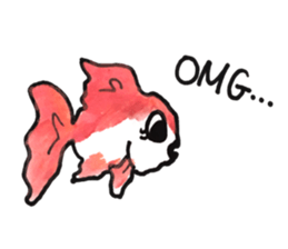 KINGYO Goldfishes sticker #12368150