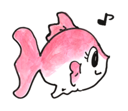 KINGYO Goldfishes sticker #12368154