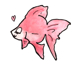 KINGYO Goldfishes sticker #12368156