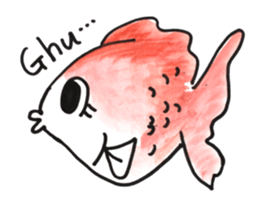 KINGYO Goldfishes sticker #12368159