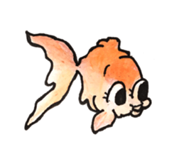 KINGYO Goldfishes sticker #12368161