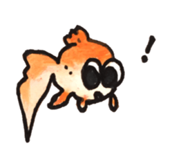 KINGYO Goldfishes sticker #12368165