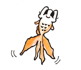 KINGYO Goldfishes sticker #12368166