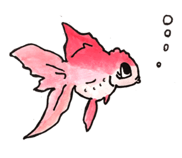 KINGYO Goldfishes sticker #12368170