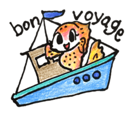 KINGYO Goldfishes sticker #12368176