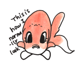 KINGYO Goldfishes sticker #12368181