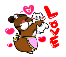 Hamster station sticker #12368187