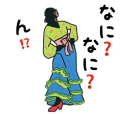 FLAMENCO GIRL sticker #12368265