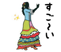 FLAMENCO GIRL sticker #12368267