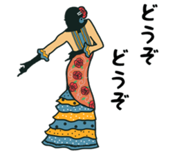 FLAMENCO GIRL sticker #12368269