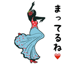 FLAMENCO GIRL sticker #12368277